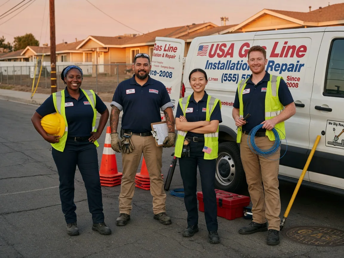 Gas Line Installation company in Freeman Spur, IL